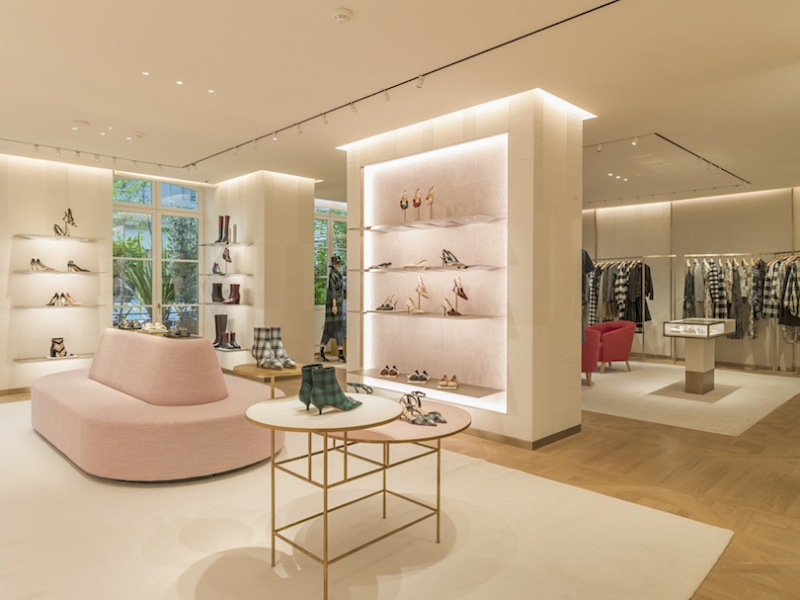 A Christian Dior SE store on the Champs Elysees in Paris, France