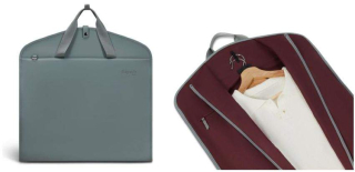 une ligne de bagages chic et légère dont le porte habit de Lost in Berlin de Lipault