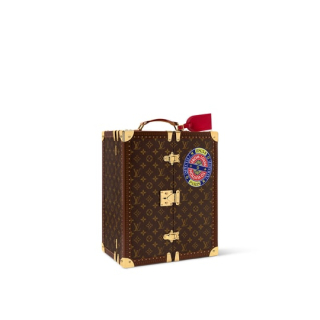 Malle de collection Louis Vuitton en toile Monogram, créée pour l’édition limitée du livre From Louis to Vuitton.